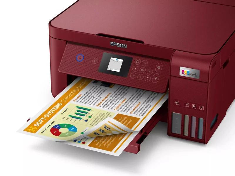 MFD CISS Epson EcoTank L4267 red, Color Printer/Duplex/Scanner/Copier,Wi-Fi, A4. 2