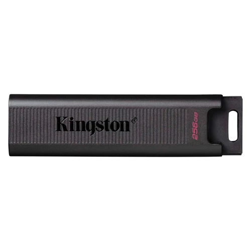 256GB USB-C3.2 Kingston DataTraveler Max, Black, USB-C, Unique Design (Read Up to 1000MB/s, Write 900MB/s)