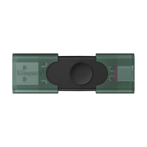 256GB USB3.2 Kingston DataTraveler Duo, Teal, USB-C OTG + USB-A, Ultra-small (Read 150 MByte/s, Write 30 MByte/s)