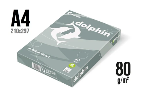 Hartie DOLPHIN Everyday A4, Clasa C+, 80 g (500 foi)