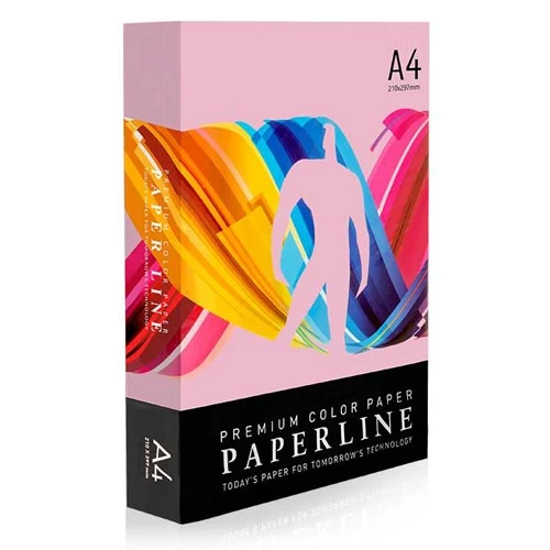 Бумага цветная A4 Paperline HP RED 80 gr 500 листов неон красный