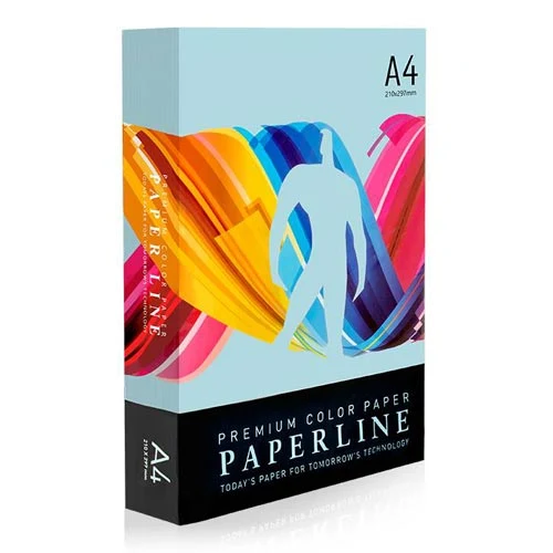 Бумага цветная A4 Paperline BLUE 80 гр. 500 листов пастель, синяя