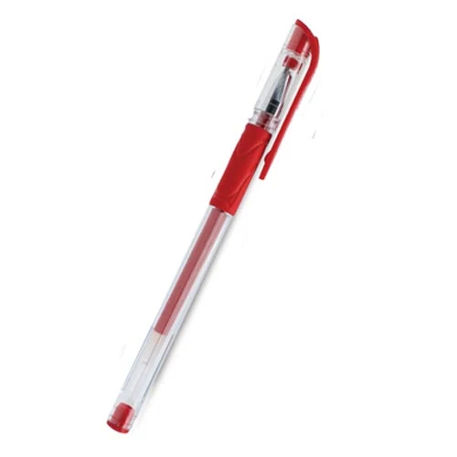 Pix cu gel Flexoffice "Tepco", 0.5 mm [Roșu] 2