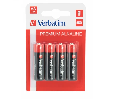 Verbatim Alcaline Battery  AA, 4pcs, Blister pack