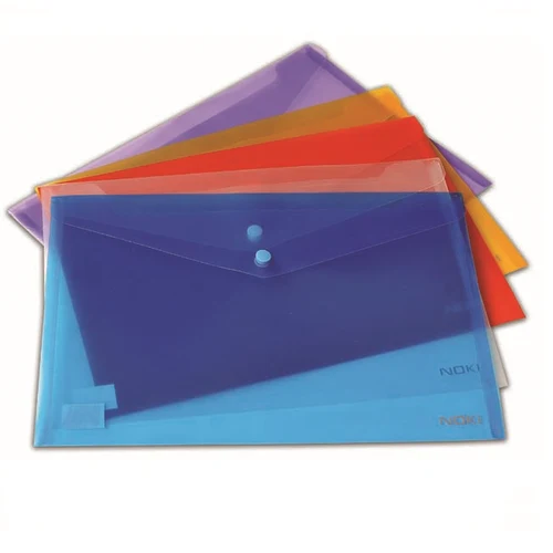 Mapa-plic din plastic cu buton A5 NOKI, 140 mkr