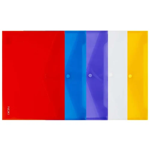 Mapa-plic din plastic cu buton A4 NOKI, 140 mkr