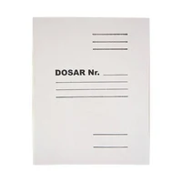 Mapa din carton dens cu sina din metal, 360 gr/m2