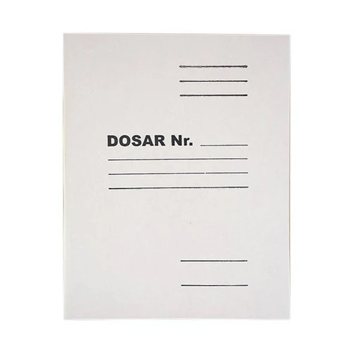 Mapa din carton dens cu sina din metal, 360 gr/m2