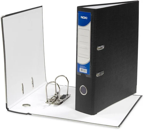 Biblioraft NOKI A4 50mm mecanism fixat [Negru]