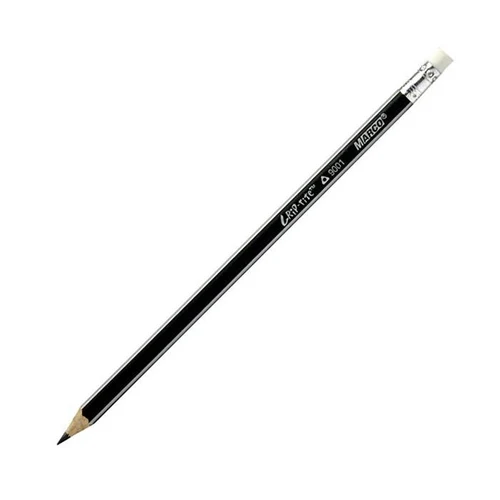 Creion MARCO Grip-Rite, triunghilar HB cu radiera