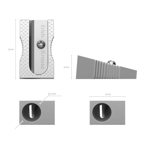 Ascutitoare EKRAUSE din aluminiu FERRO 3