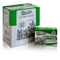 Кнопки OfficeLine 100 шт, никелированные 2