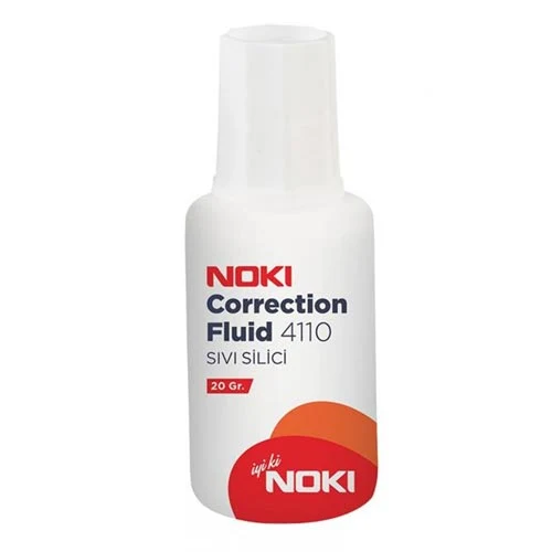 Corector fluid cu periuta NOKI 20 ml.