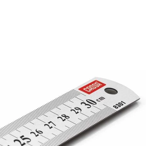 Rigla din metal CASSA in blister 30 cm