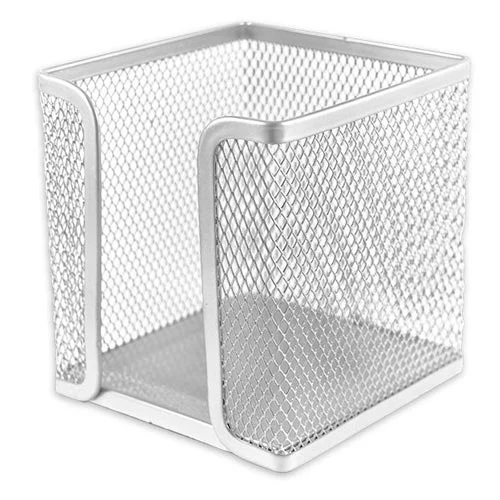 Boxa din metal pentru hirtie, inaltime 10cm [Argintiu]