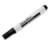 Marker pentru tabla cu virf tesit Flexoffice 4.00 mm [Negru]