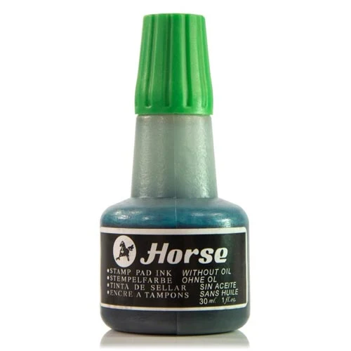 Cerneala p/u stampile HORSE, 30 ml. [Verde]