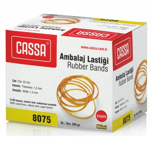 Elastice CASSA de cauciuc natural, 32 mm, 200 gr