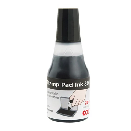 Tuş pe bază de apă cu glicerină COLOP, 25 ml [Negru]