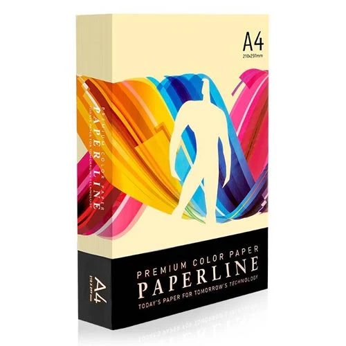 Бумага цветная A4 Paperline CREAM 80 гр. 500 листов