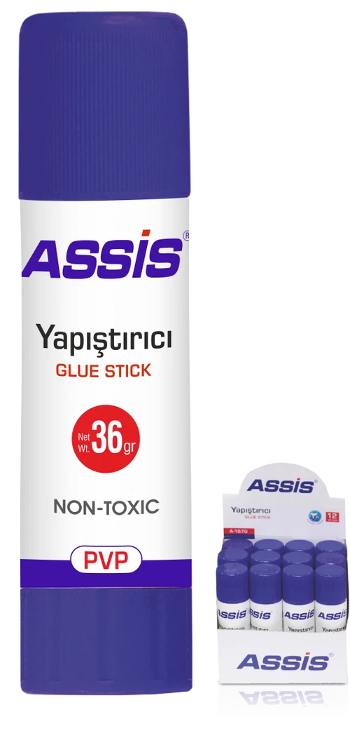Adeziv creion ASSIS Stick, PVP 36 gr
