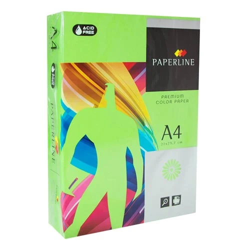 Бумага цветная Paperline PAROT 160гр  250л зеленый