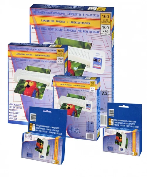 Peliculă pentru laminare A4 ProfiOffice, 150 mkr, 100 foi