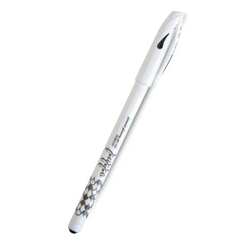 Pix cu gel Flexoffice "Puppo" 0.5 mm [Negru]