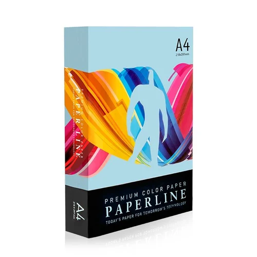 Бумага цветная A4 Paperline OCEAN, 80 гр., пастельный голубой