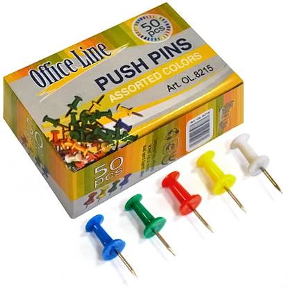 Pioneze-cuie OfficeLine, 50 buc.