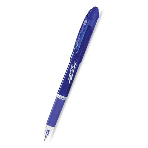 Pix cu bila Flexoffice "Mega", 0.7mm [Albastru]