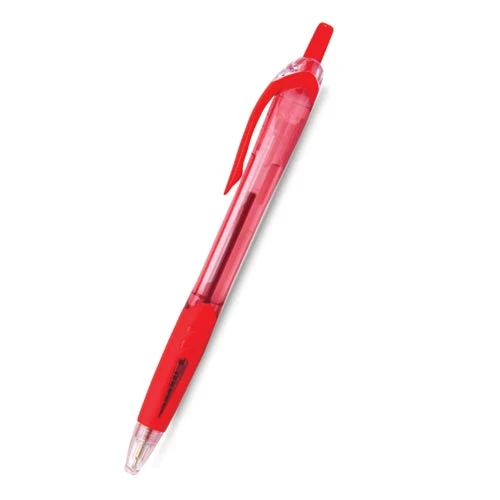 Pix cu bila cu mecanism Flexoffice "BEST Style", 0.5mm [Roșu]