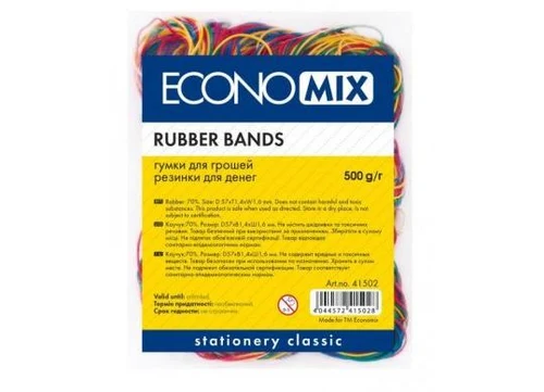 Elastice colore Economix, 500 gr.