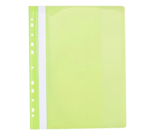 Dosar cu sina din plastic Flexoffice A4, PP 200 mkr [Verde]