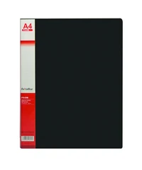 Mapa cu 80 folii, A4 Flexoffice [Negru]