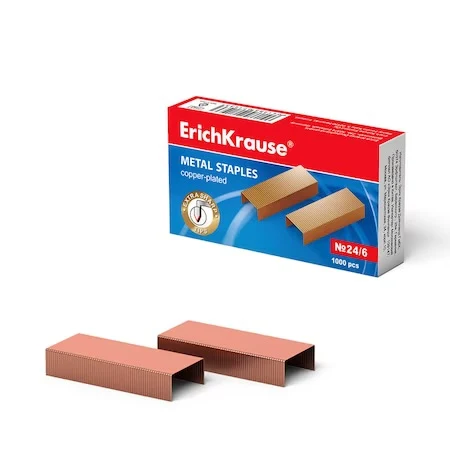 Capse ErichKrause nr 24/6,placate cu cupru (1000 buc)