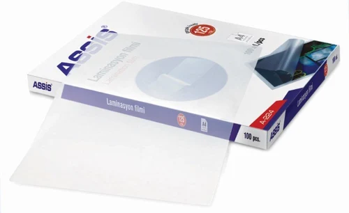 Pelicula pentru laminare ASSIS A4  125 mkr, 100 foi
