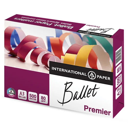 Hârtie Ballet Premier A3, 80 gr, 500 foi, clasa A