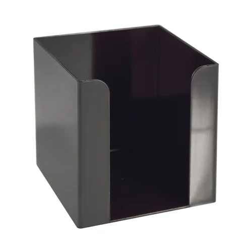 Boxa din plastic pentru hirtie, 90x90x90 [Negru]