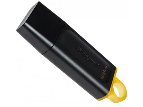 128GB USB3.2  Kingston DataTraveler Exodia Black/Yellow, (Read 100 MByte/s, Write 12 MByte/s)