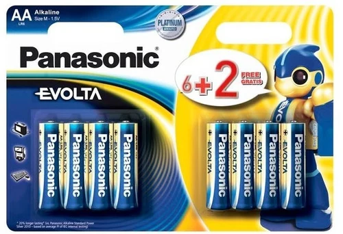 Baterii alcaline Panasonic   "EVOLTA" AA Blister *8