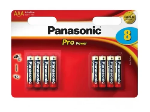 Baterii alcaline Panasonic   "PRO Power" AAA Blister *8