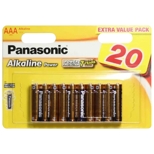 Baterii Panasonic "ALKALINE Power" AAA Blister* 20