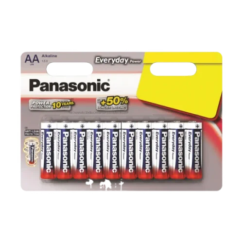 Baterii alcaline Panasonic  "EVERYDAY Power" AA Blister*10