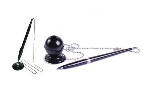 Pix pe suport Econimix Desk Pen (corp negru) [Albastru]