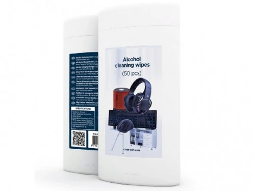 Șervețele de curățare Gembird (CK-AWW50-01), Alcohol cleaning wipes (50 pcs), micro-fiber