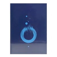 Caiet A4 144 foi pătrățele IDEE Tranquility copertă tare [Albastru]