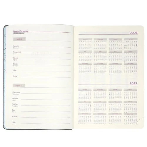 Agendă А5 2026 IDEE Premium Gray
