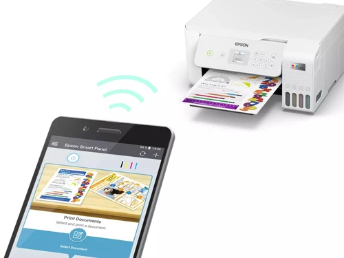 MFD CISS Epson EcoTank L3266 white, Color Printer/Scanner/Copier,Wi-Fi, A4
