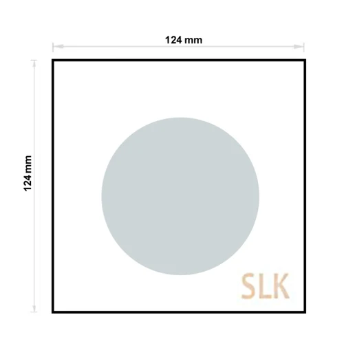Plic pentru CD, K6 SLK (124*124),cu fereastră